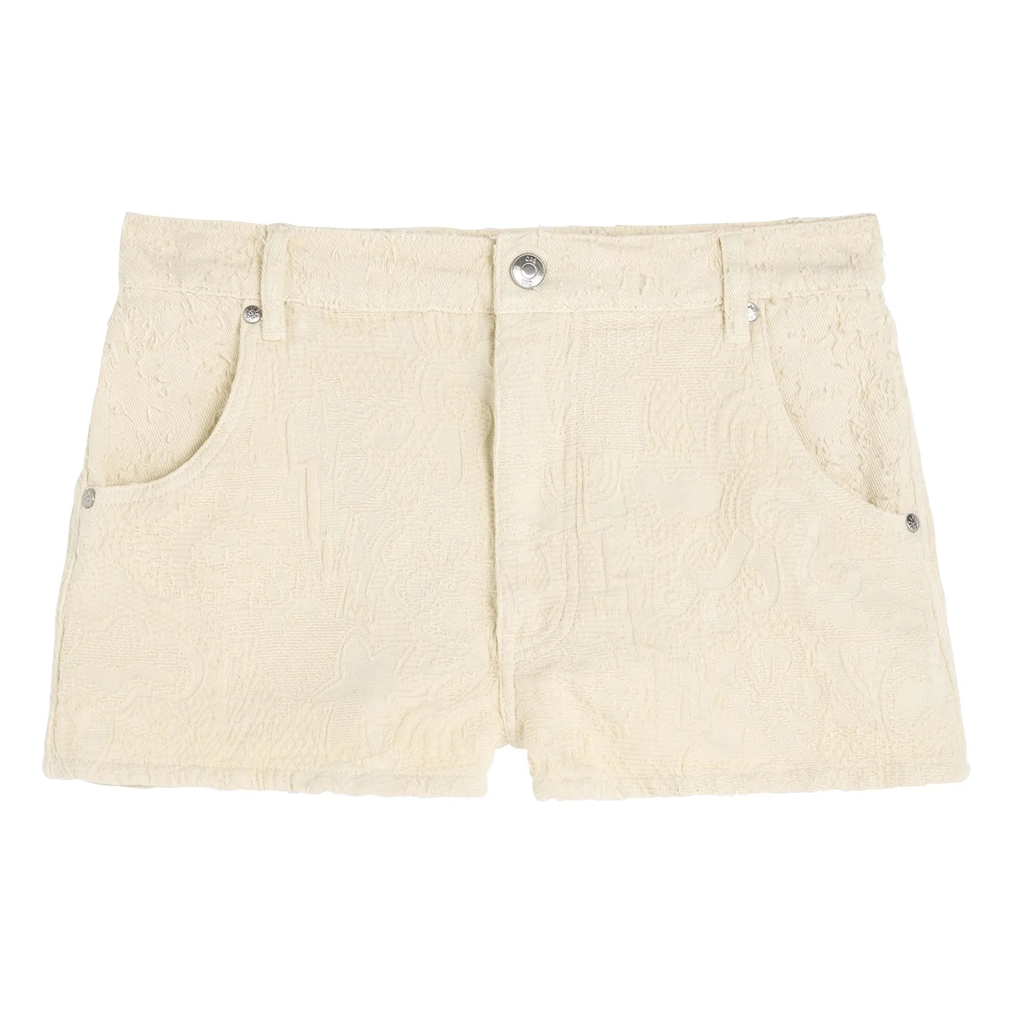 OAS - Raven Embroidered Shorts | Ecru