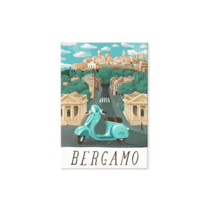 Legami - Bergamo Illustrated Magnet - World Cities Collection