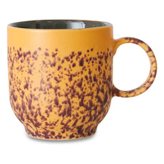 HKliving - Steingut-Kaffeetasse | Orange