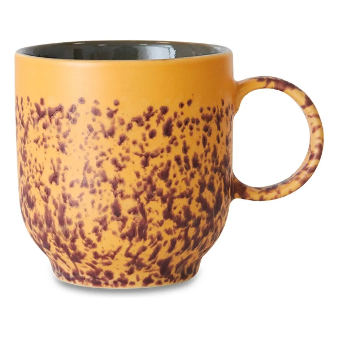 HKliving - Steingut-Kaffeetasse | Orange