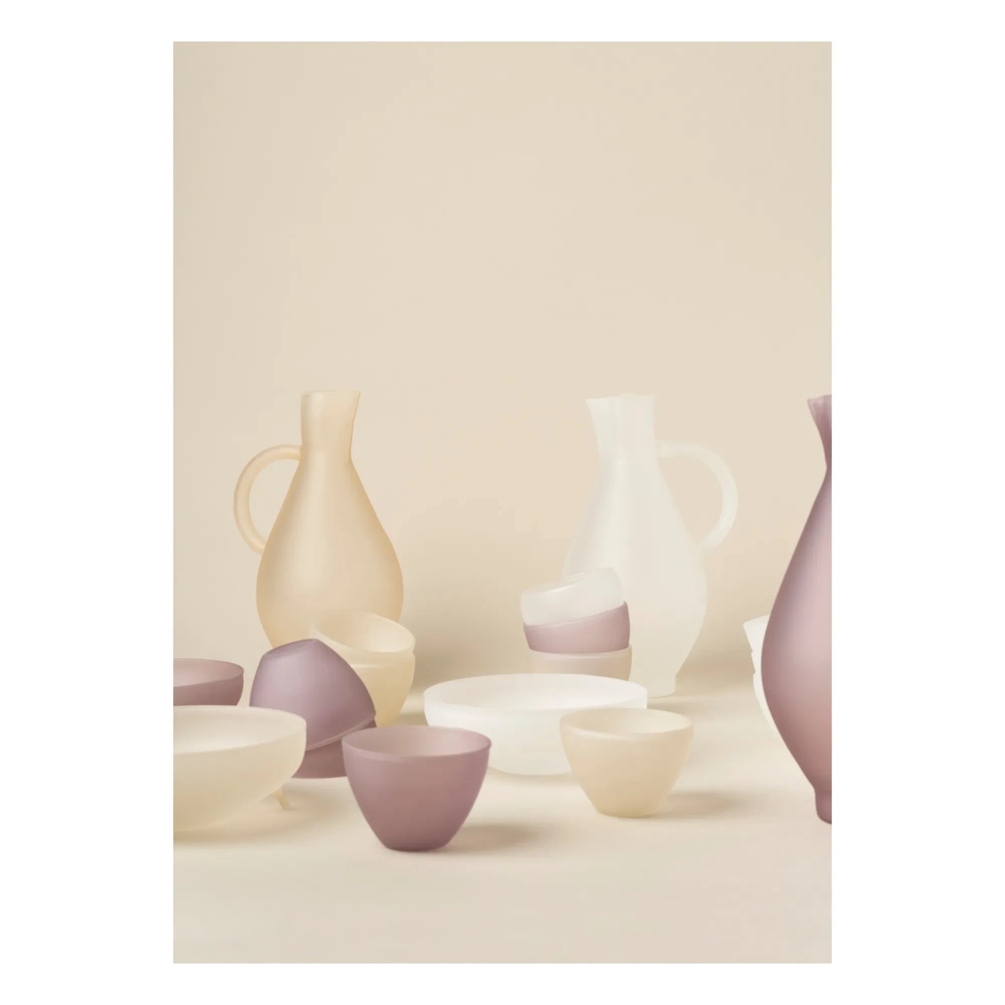 Los Objetos Decorativos - Opal Borosilicate Pitcher | Mauve