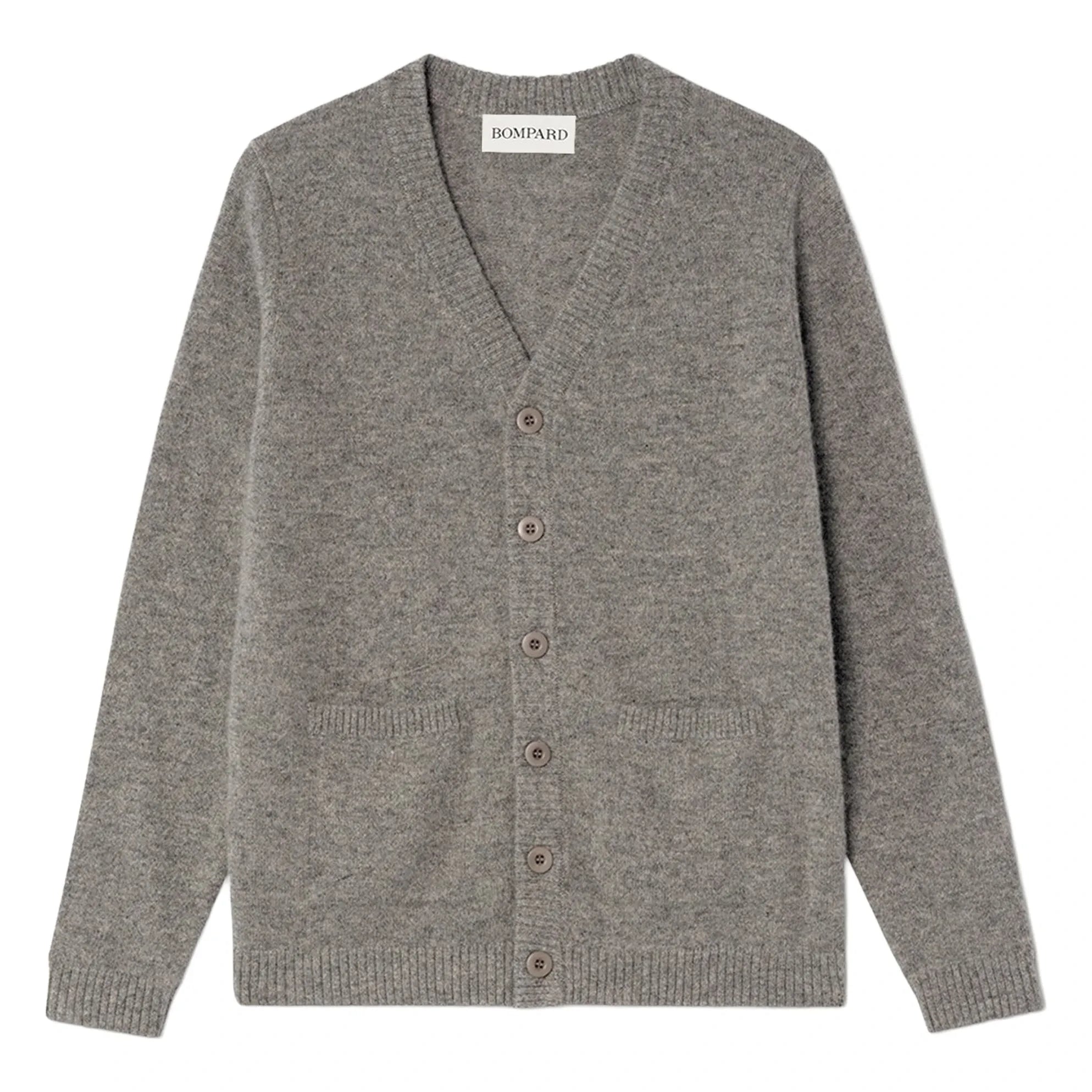 Bompard – Klassischer Kaschmir-Cardigan | Grau