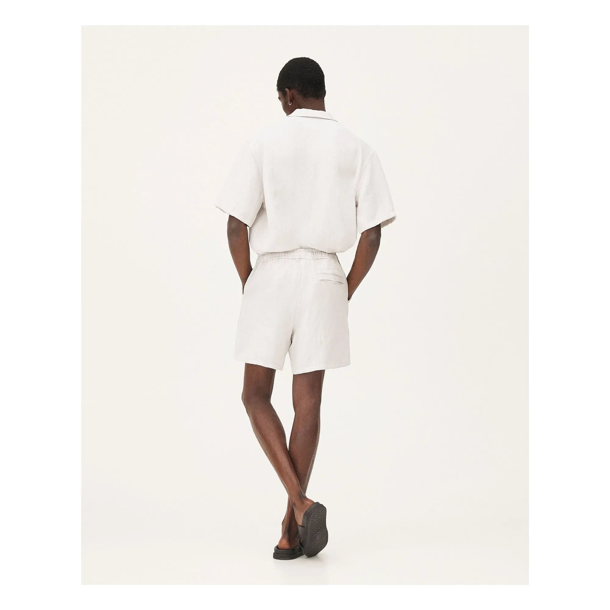 Noyoco - Malibu Linen Shorts | Light gray