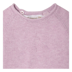 Bonpoint - Loana Organic Cotton Knit T-Shirt and Leggings Set | Lavender