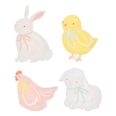 Meri Meri - Spring Animal Plates - Set of 8