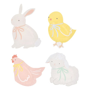 Meri Meri - Spring Animal Plates - Set of 8