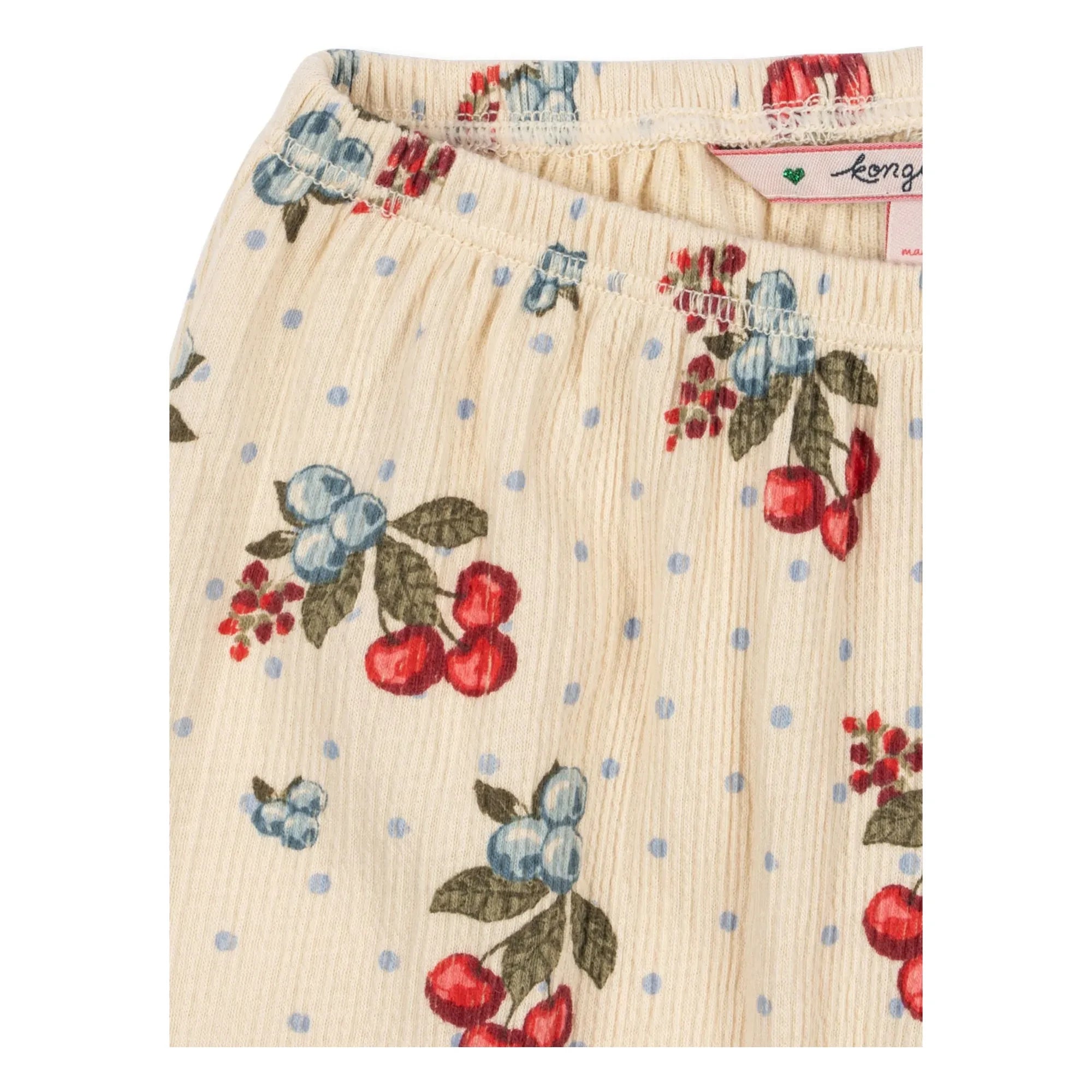 Konges Sløjd - Chleo Pantolon Cherry Organik Pamuk | Bej