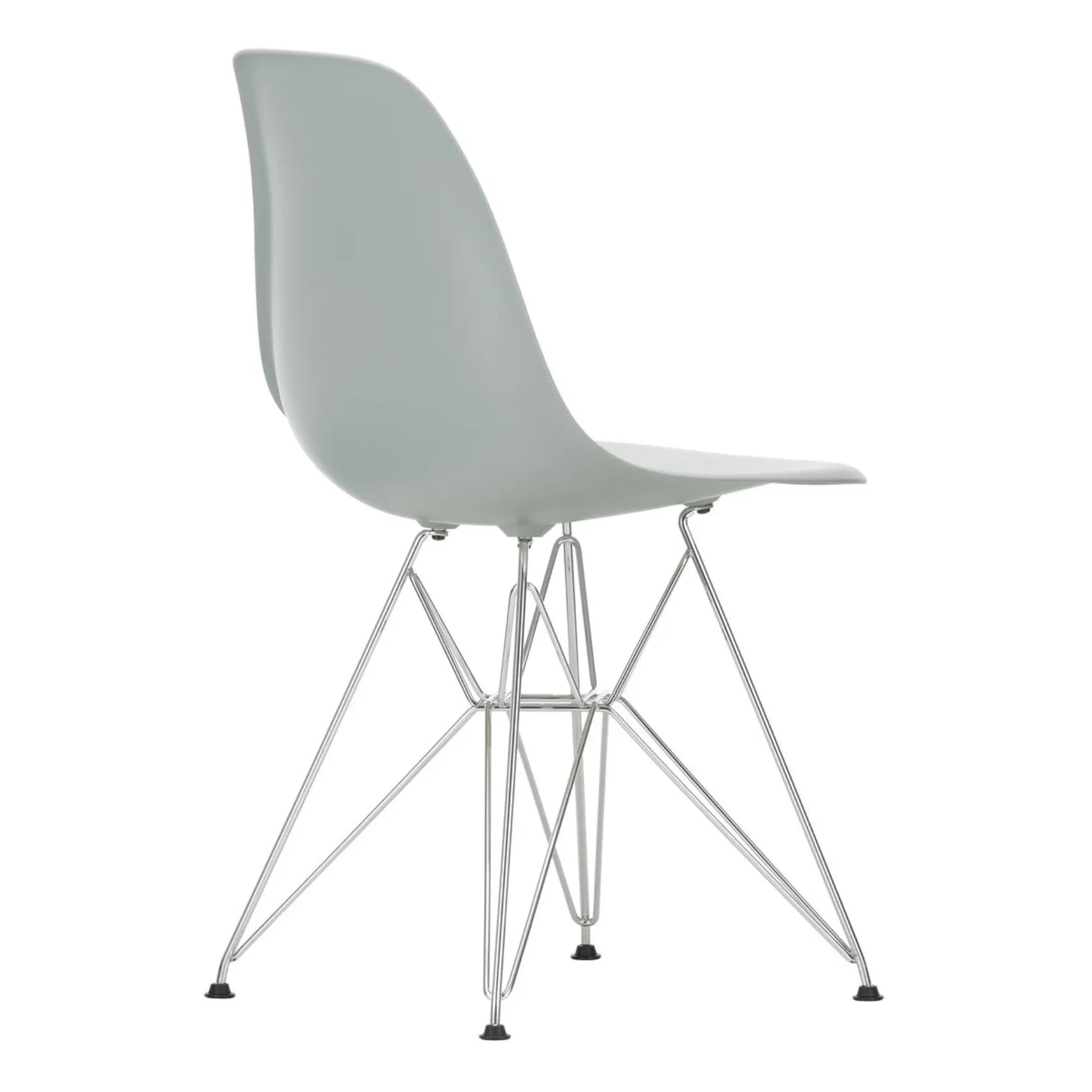 Vitra - DSR Kunststoffstuhl - Chromgestell - Charles & Ray Eames | Hellgrau