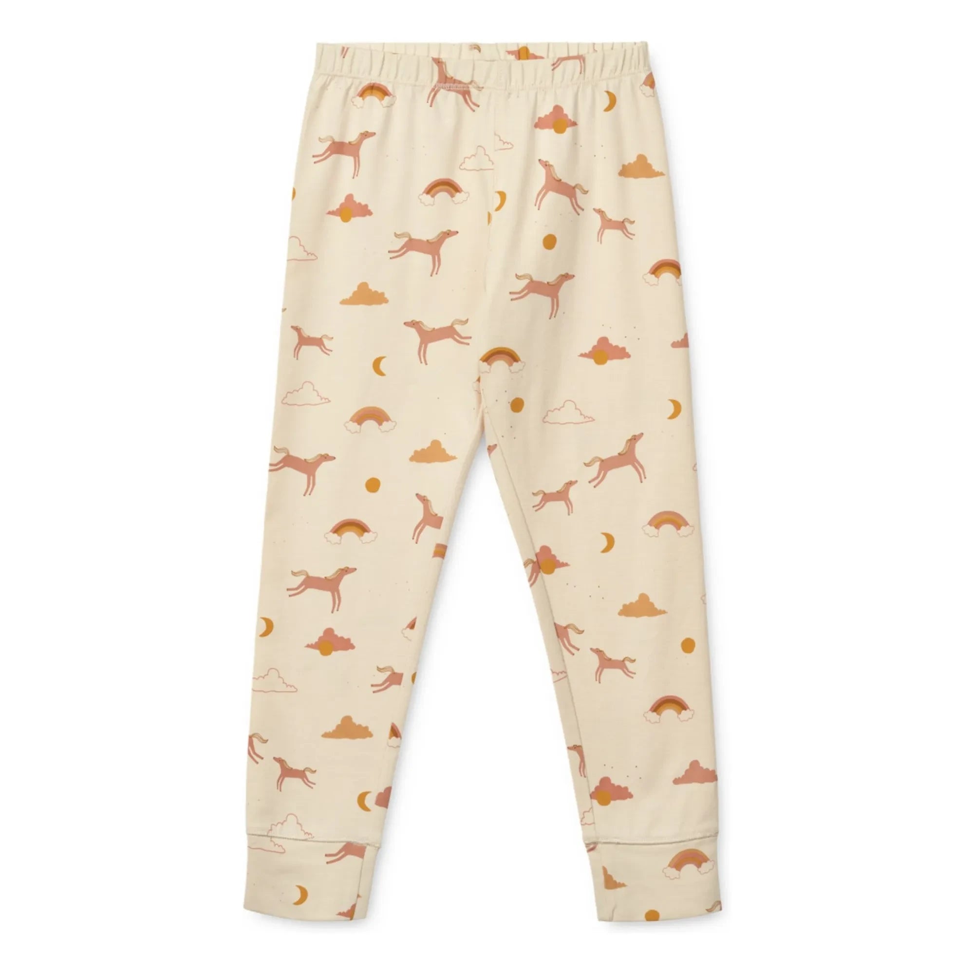 Liewood - Wilhem Dream organik pamuk pijama | Krem