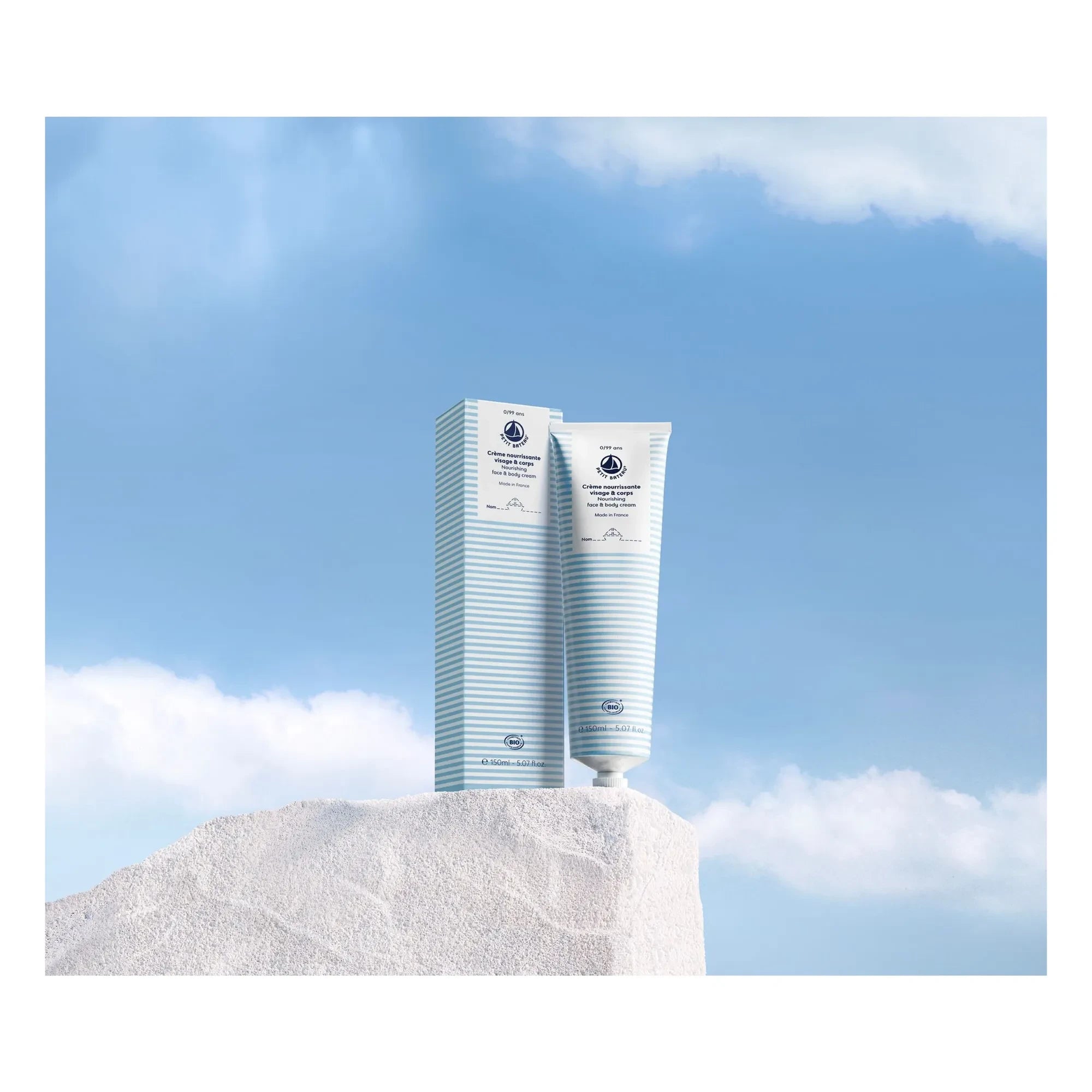 Petit Bateau - Besleyici yüz ve vücut kremi - 150 ml