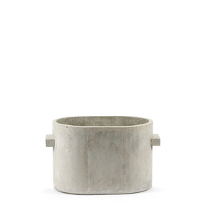 Serax - Oval beton saksı | Gri