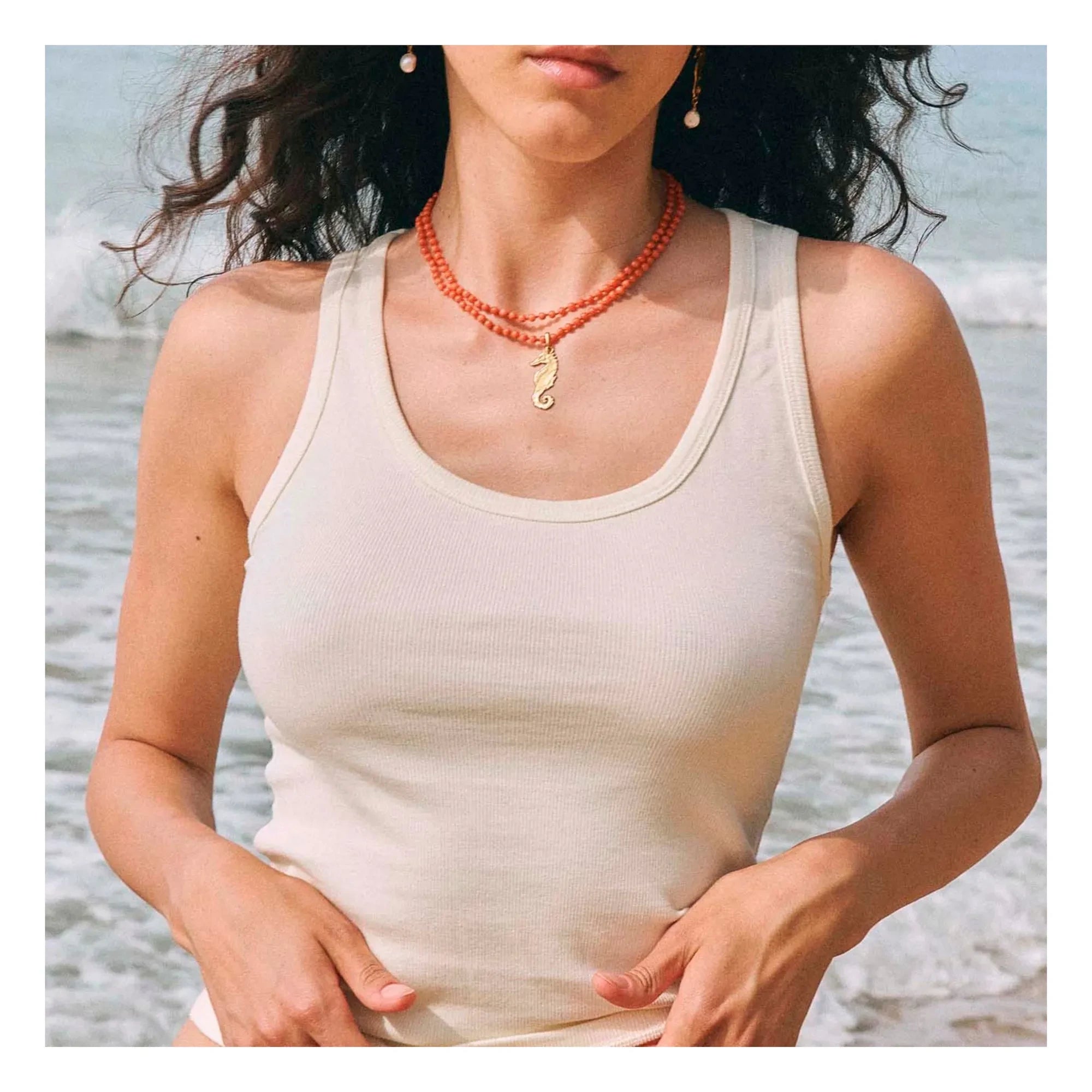 Alhaja - Coralina Cavaletto Halskette | Gold
