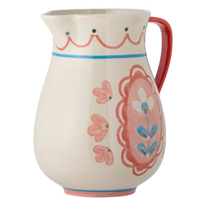 Bloomingville - Stoneware sürahi Odina | Pudra pembesi