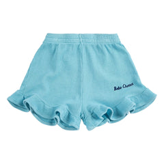 Bobo Choses - Bobo Choses Bio-Baumwoll-Rüschenshorts | Hellblau