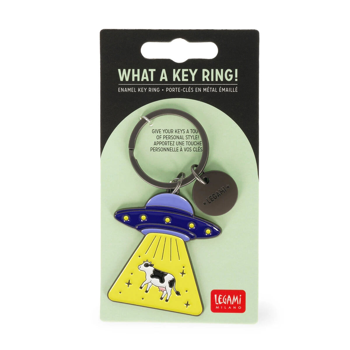 Legami - Enamel Key Chain - Space - What a Keychain!