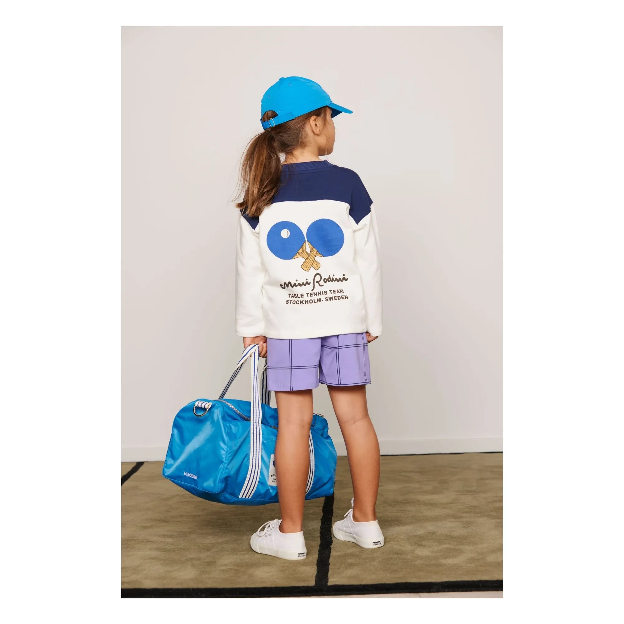 Mini Rodini - Ping-Pong-Mütze aus recycelter Faser | Blau