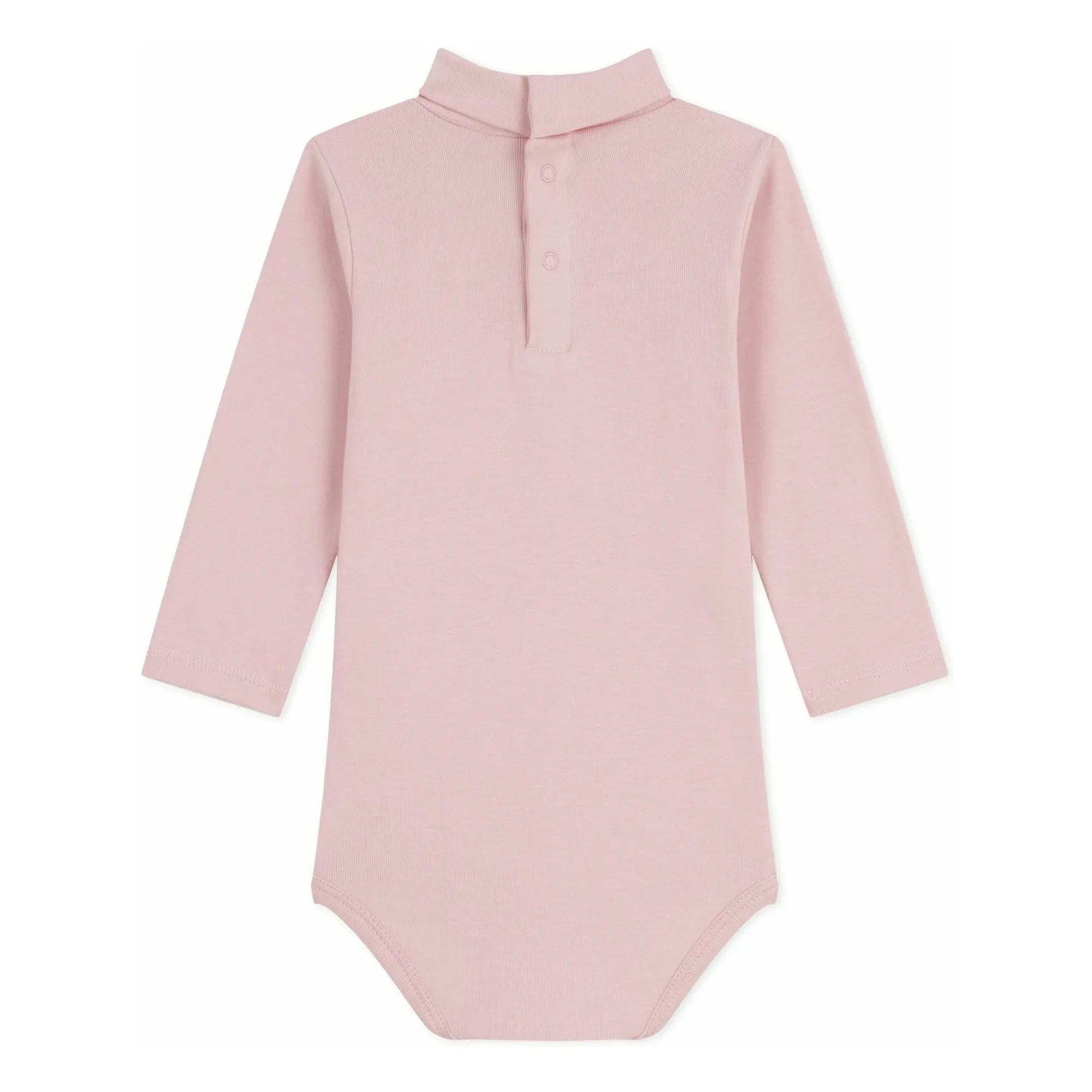 Petit Bateau - Organic cotton boat neck bodysuit | Pale Pink