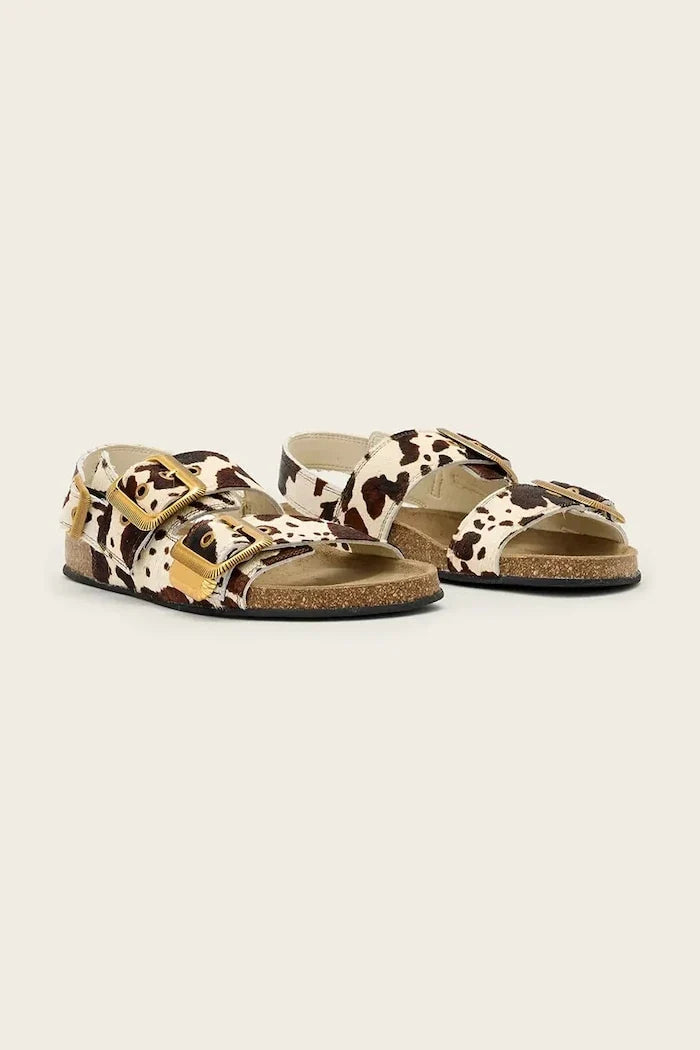 AllSaints Staffa Sandal Kadın Deri Düz Taban Sandalet