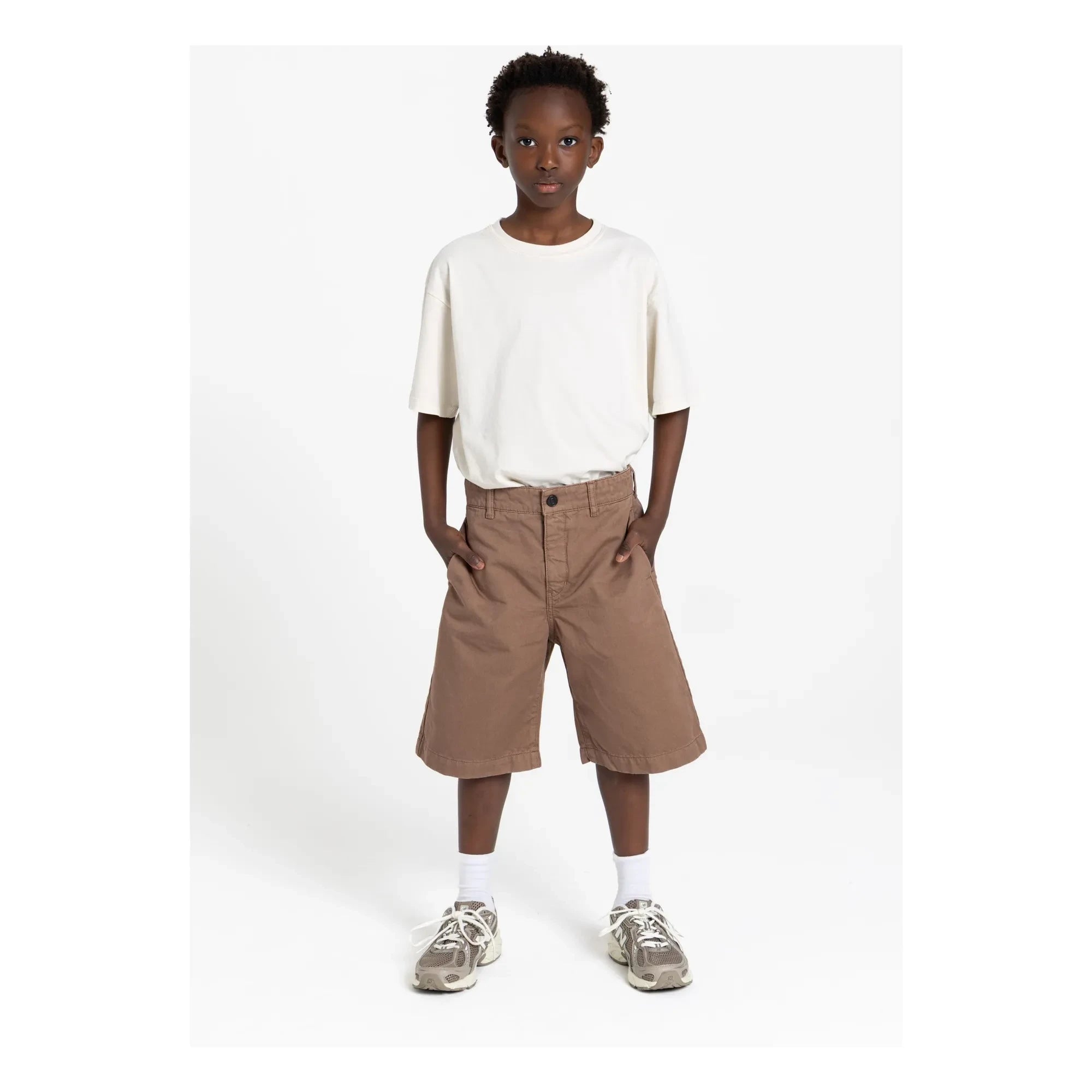 Finger in the nose - Jacob Chino Short Large | Mat kahverengi