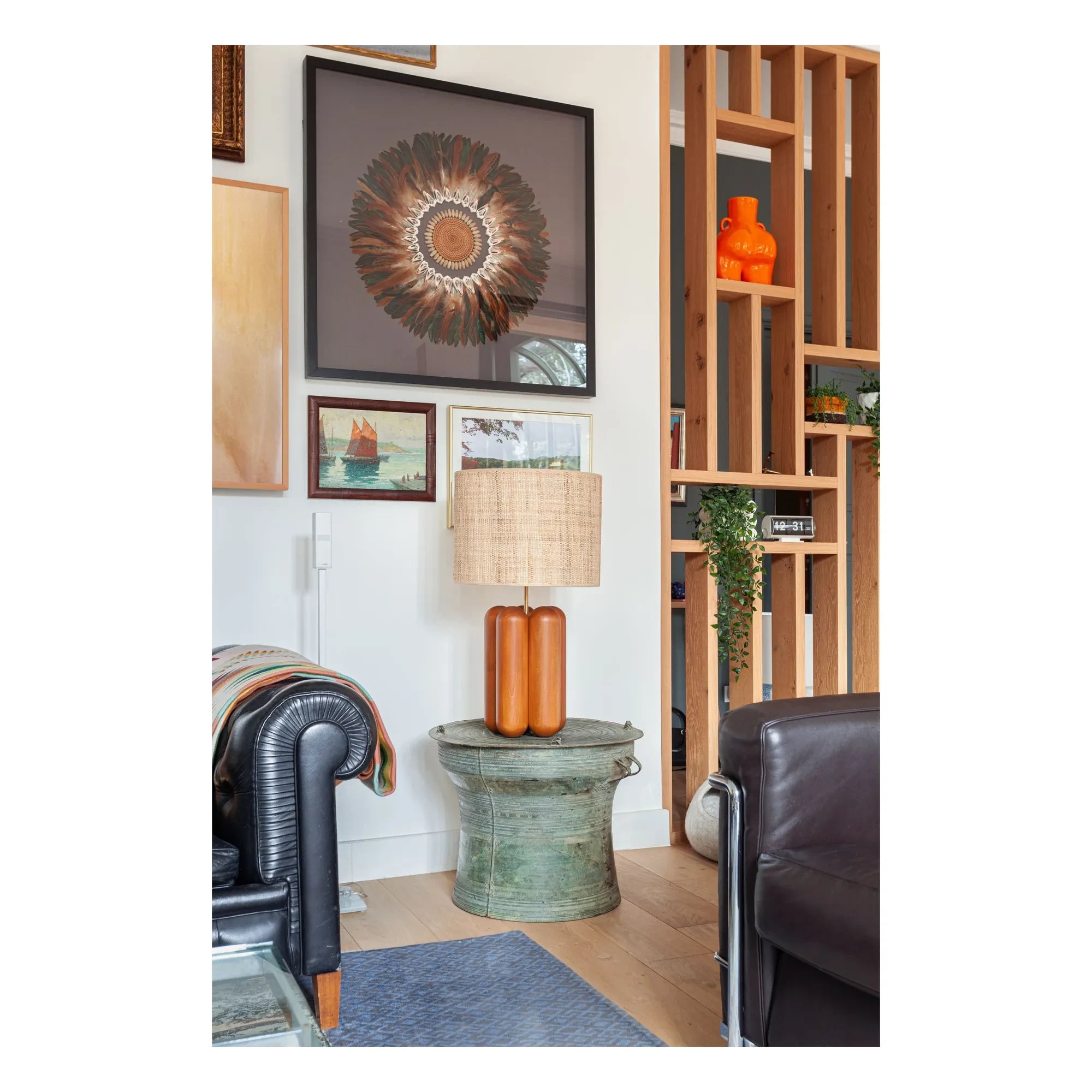 Cosin - Raffia Lampshade Table Lamp Charlotte | Natural