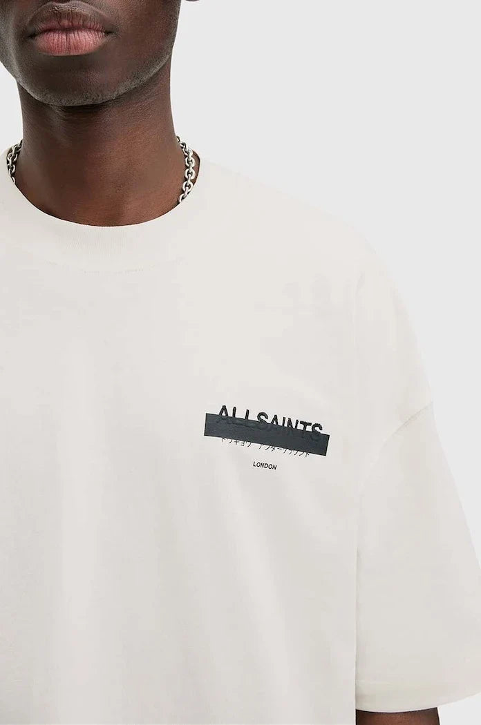 AllSaints REDACT SS CREW Pamuklu Tişört