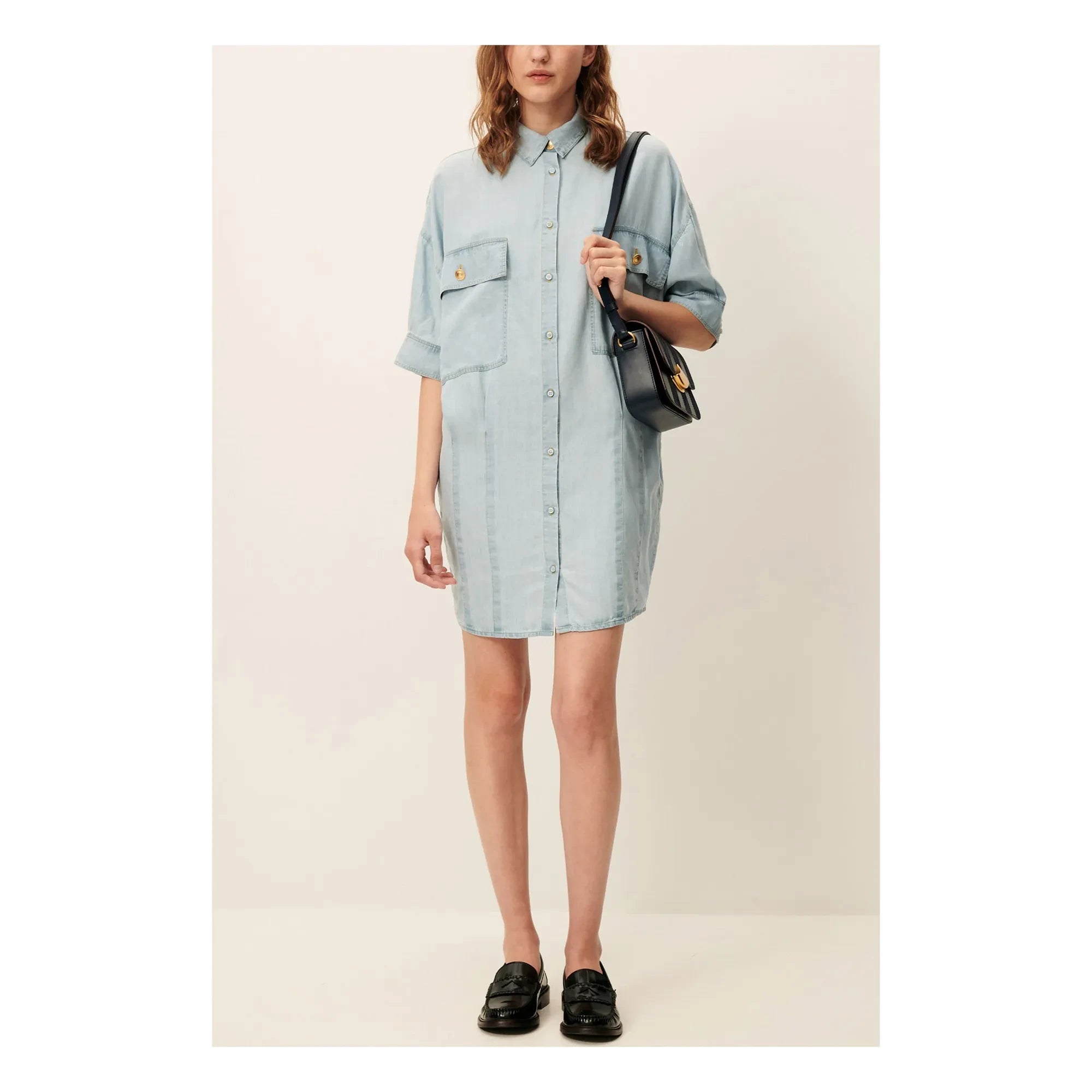 Sessùn - Fresqua Denim Dress | Light Blue