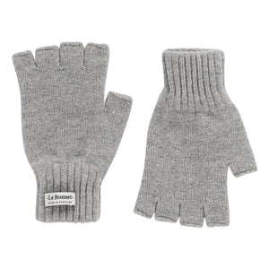 Le Bonnet Amsterdam - Yün ve Angora Eldiven | Gri