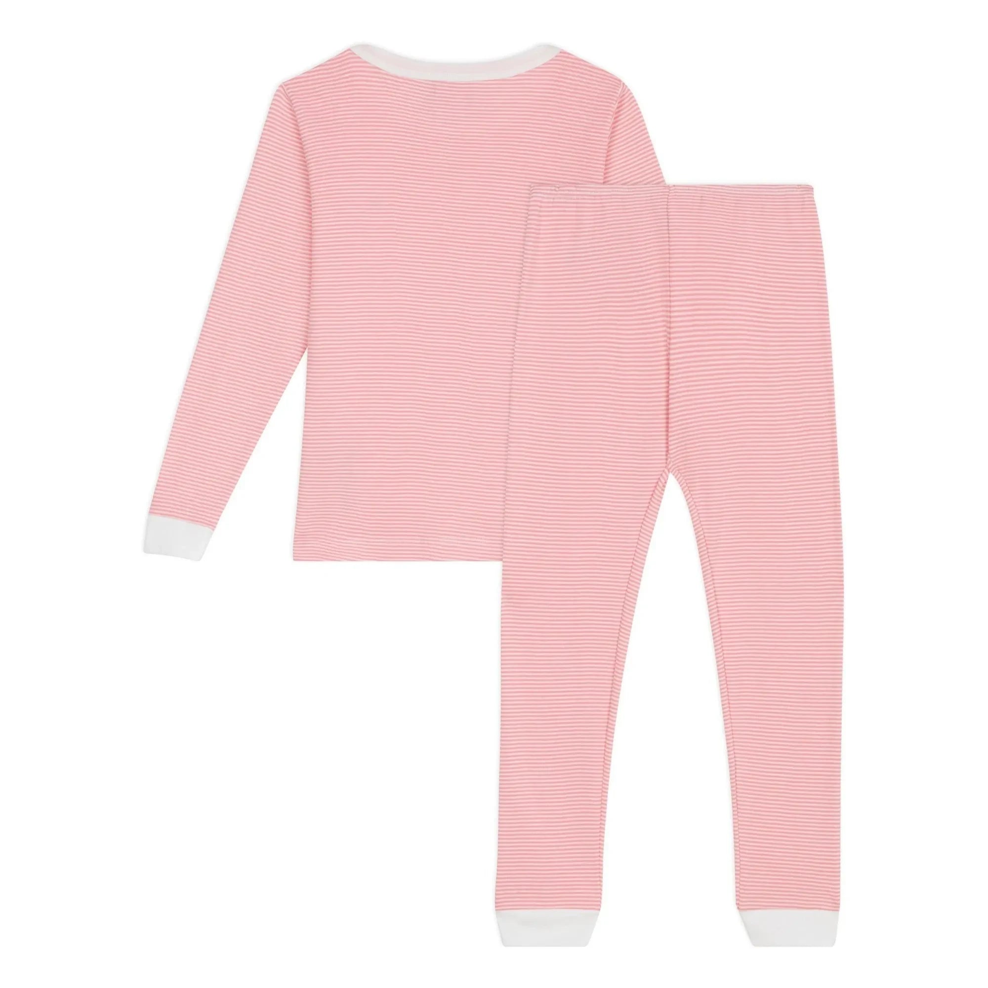 Petit Bateau - Milleraies Schlafanzug aus Bio-Baumwolle mit schmaler Passform und Streifenmuster | Rot