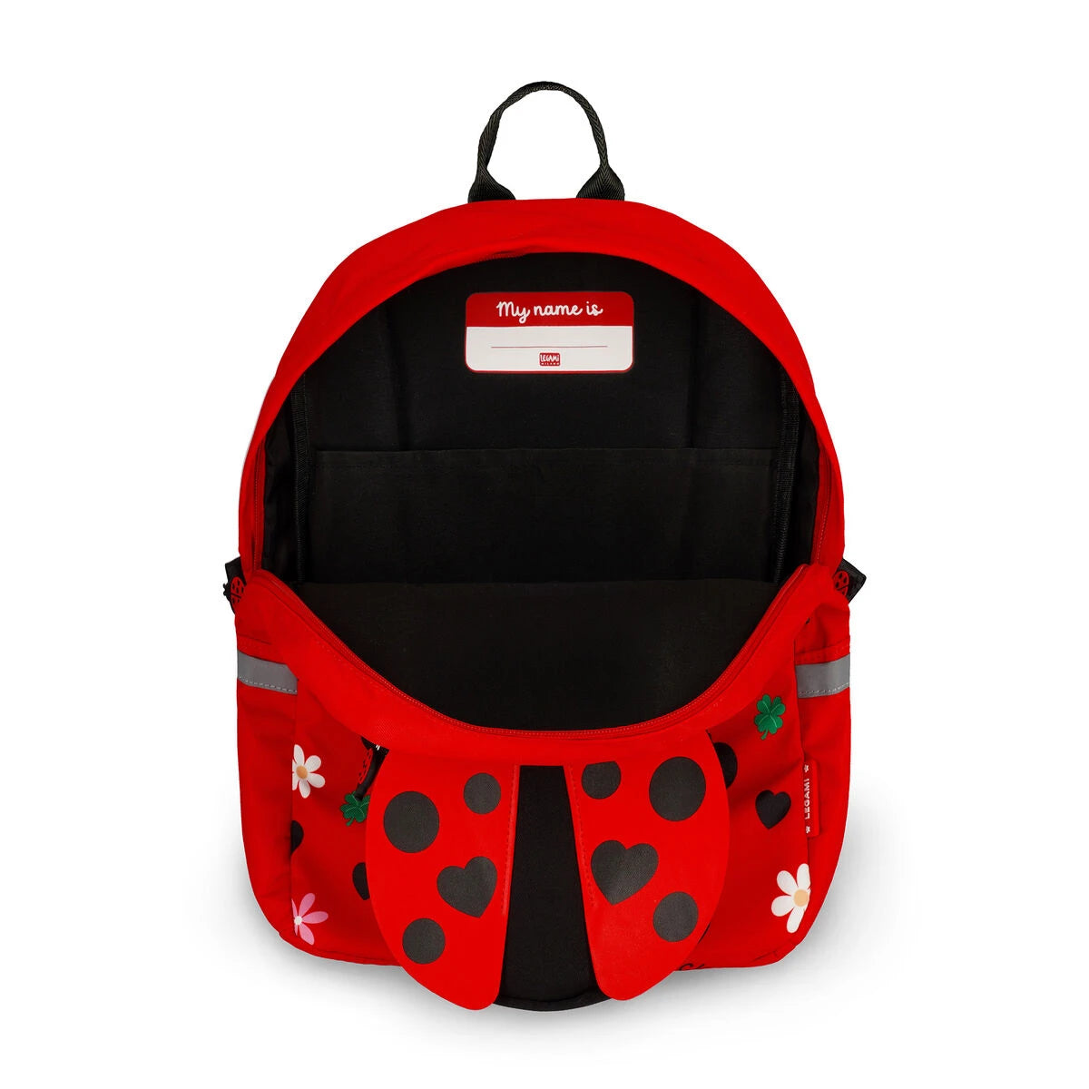 Legami - 2-in-1 Uğurböceği Sırt Çantası ile Removable Front Pocket - Çok Tatlı!