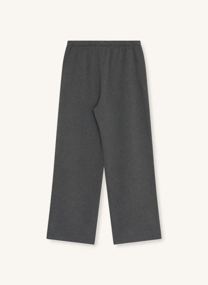 the new society - Pamuk Logo Jogger | Heather grey