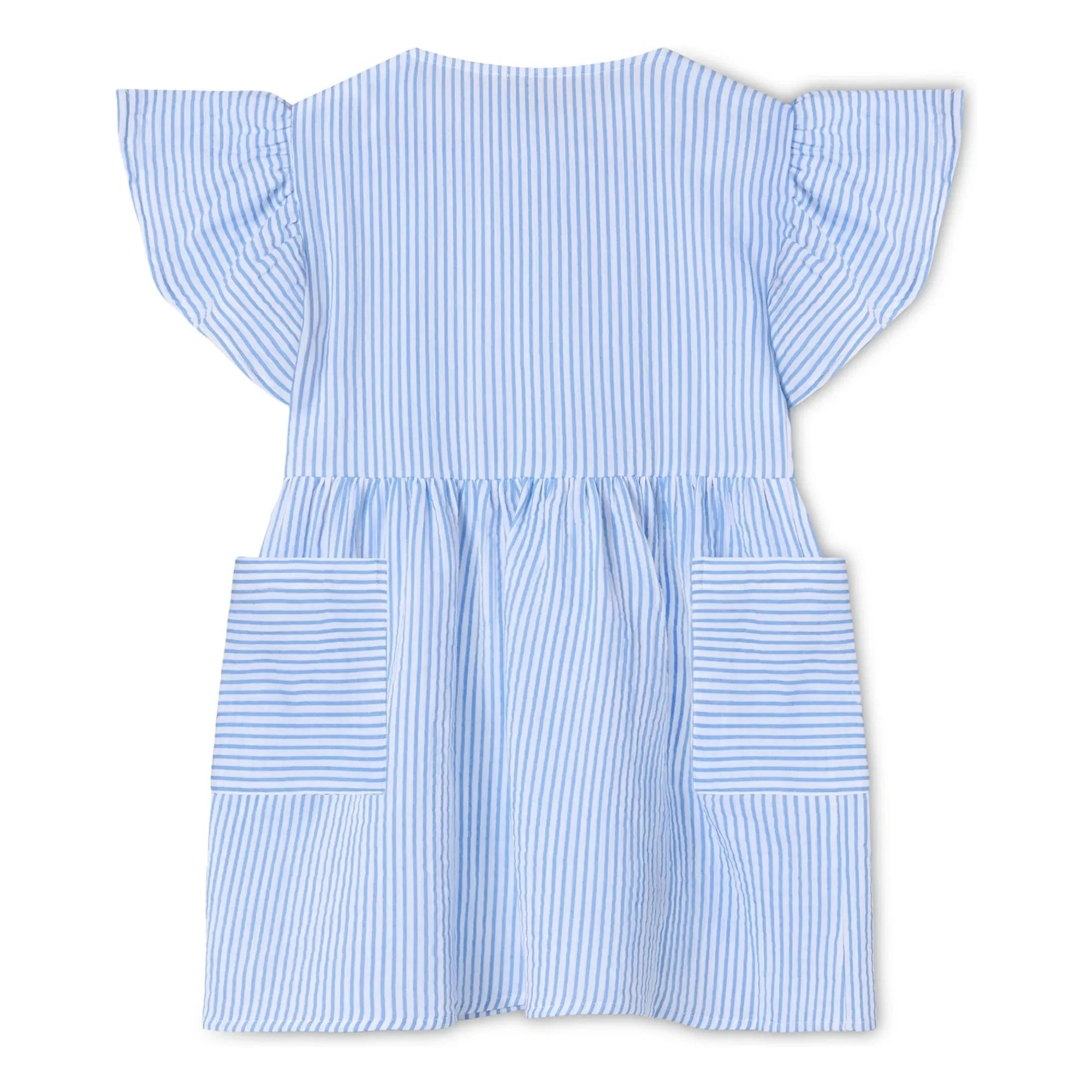 Fliink - Gestreiftes Cha-Cha-Kleid | Hellblau