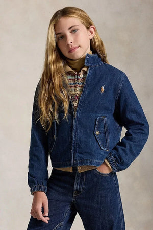 Polo Ralph Lauren pamuklu çocuk kot ceket