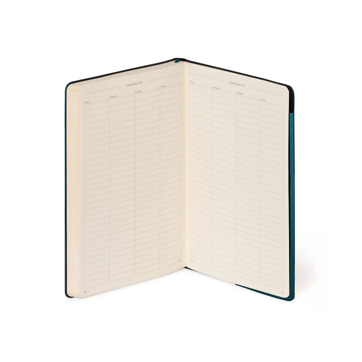 Legami - Lined Notebook with Monochrome Soft Cover - Deep Teal - My Notebook