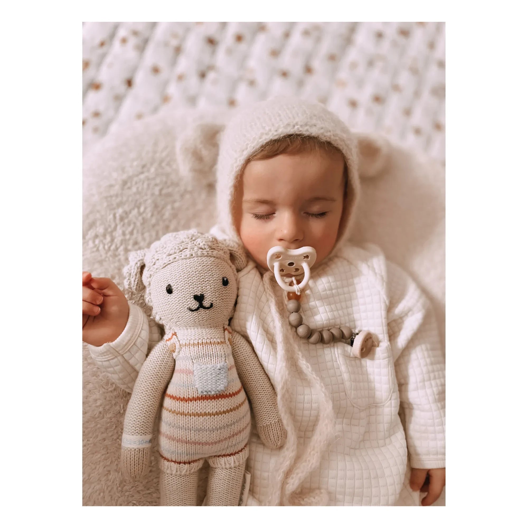 Hevea - Natural Rubber Physiological Pacifiers - Set of 2 | Beige