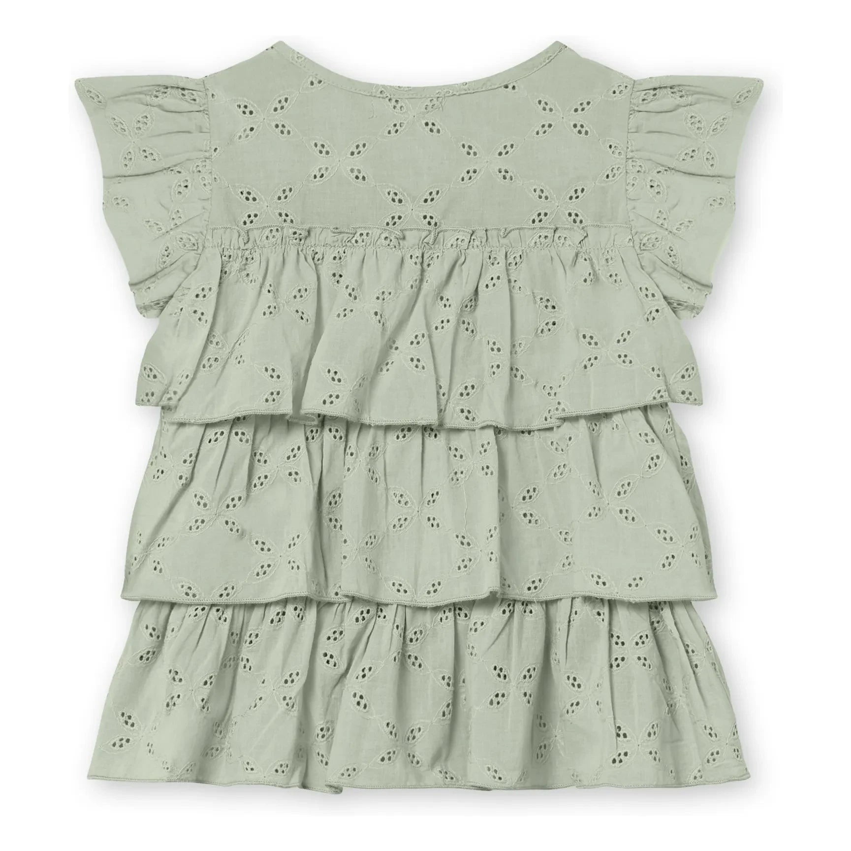 Fliink - Harper Embroidered Top | Light gray