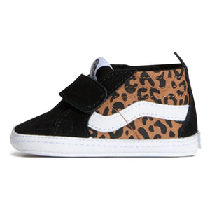Vans - SK8-Hi Crib Leopard-Scratch Sneakers | Braun