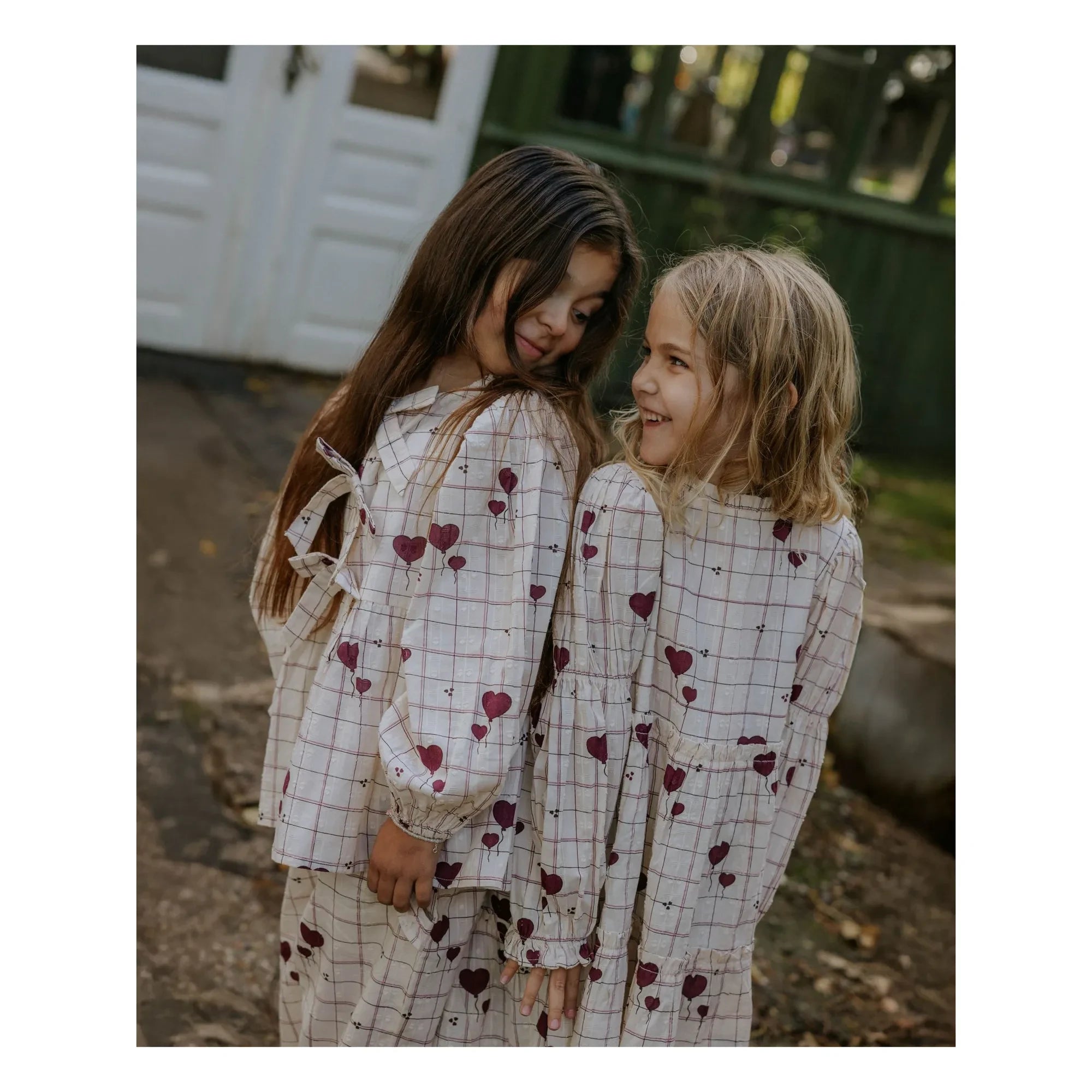 Fliink - Karierte Bluse | Ecru