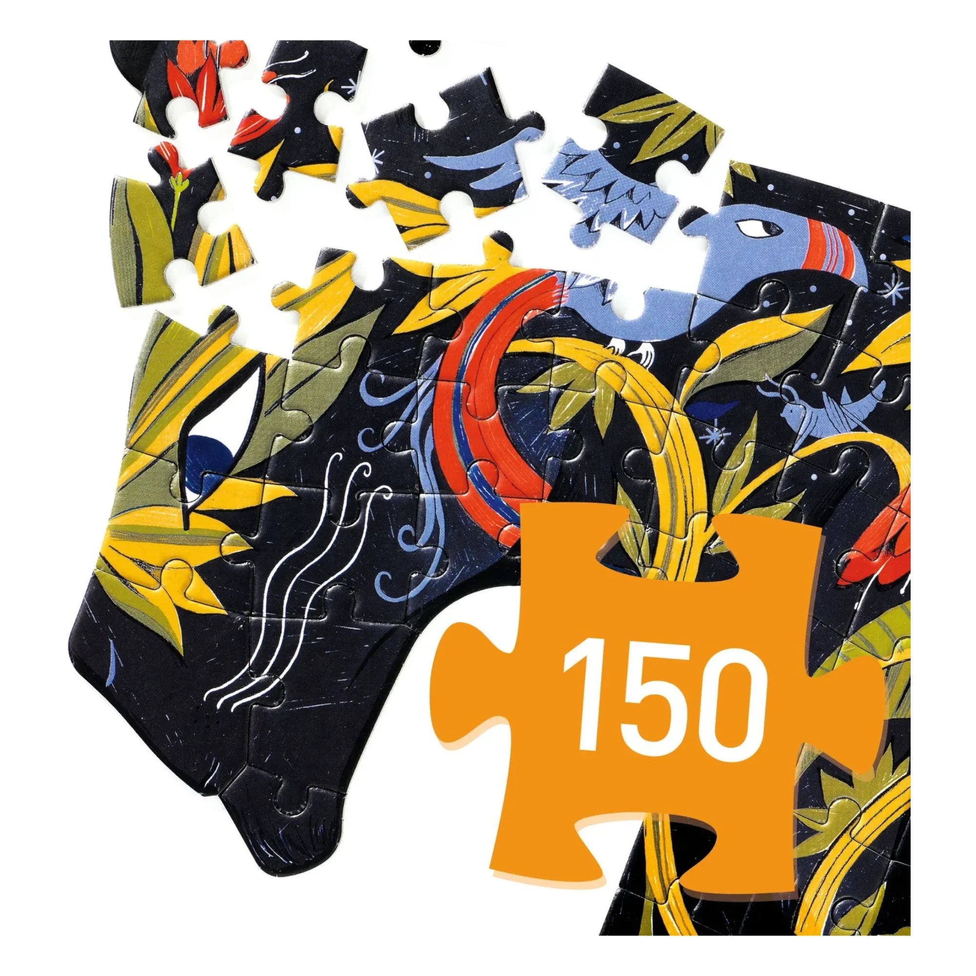 Djeco - Panther Puzzle - 150 Parça