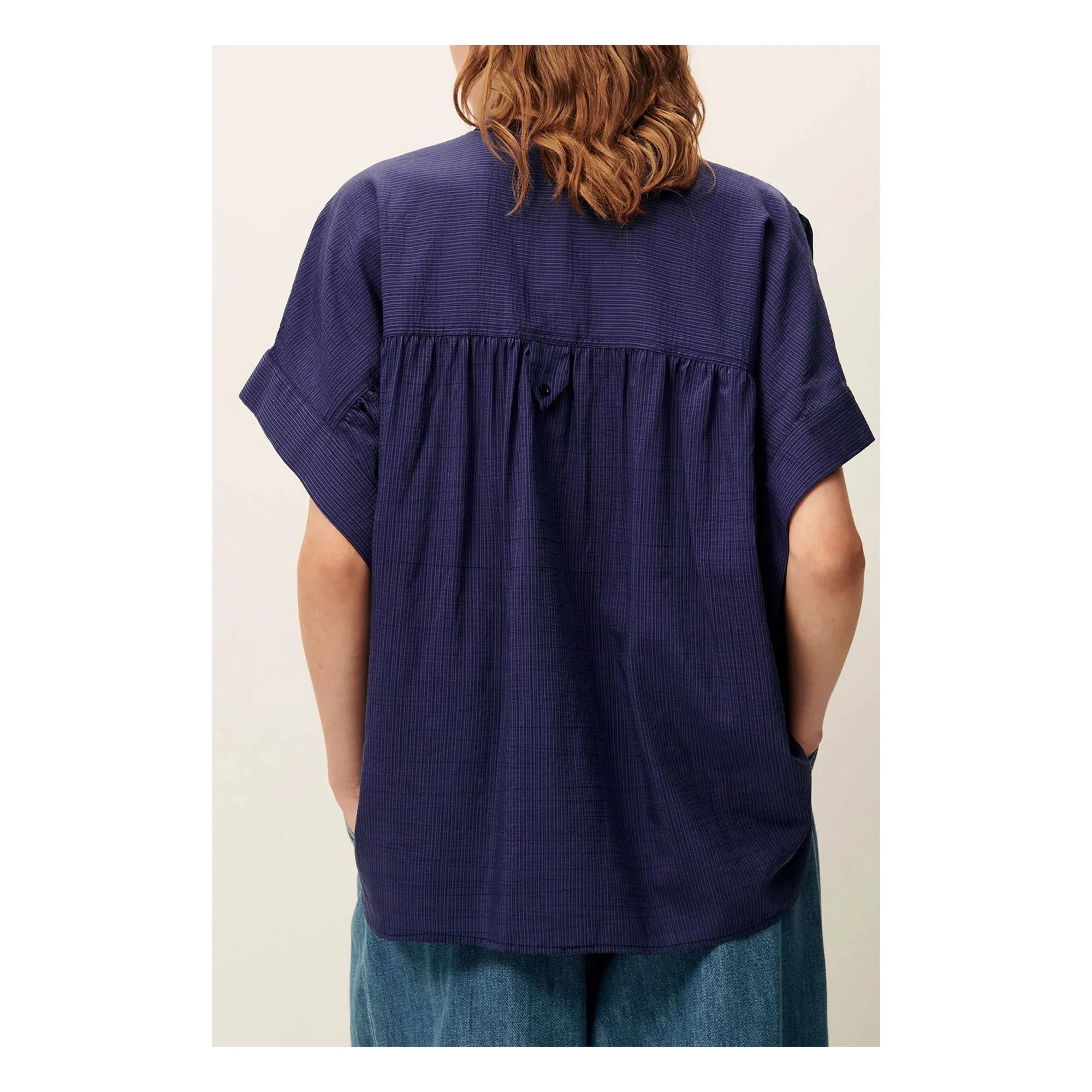 Sessùn - Camille Bluse | Marineblau