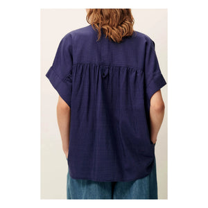 Sessùn - Camille Bluse | Marineblau