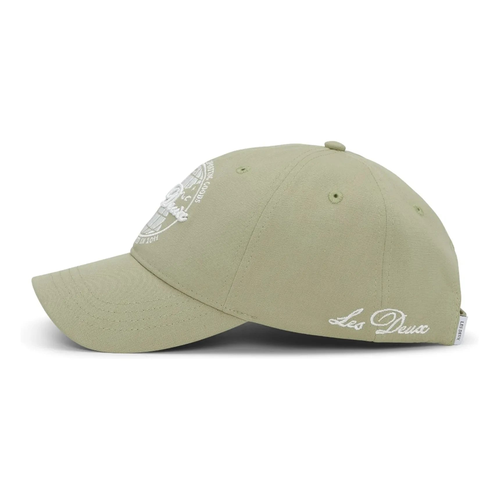Les Deux – Kappe mit Globen-Logo | Khaki