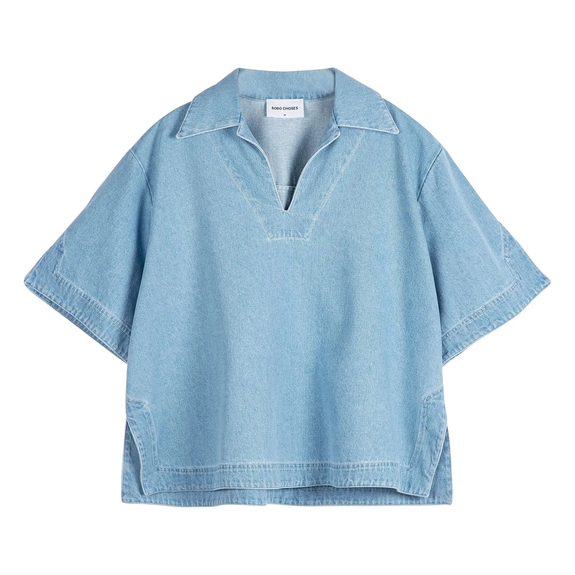 Bobo Choses - Pamuklu Polo Bluz | Açık Mavi