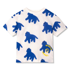 Wynken - T-Shirt mit Hundeprint, Bio-Baumwolle | Ecru
