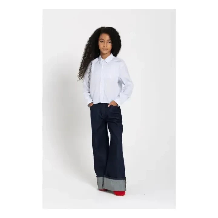 Finger in the nose - Jean Large Blaze | Denim Brüt