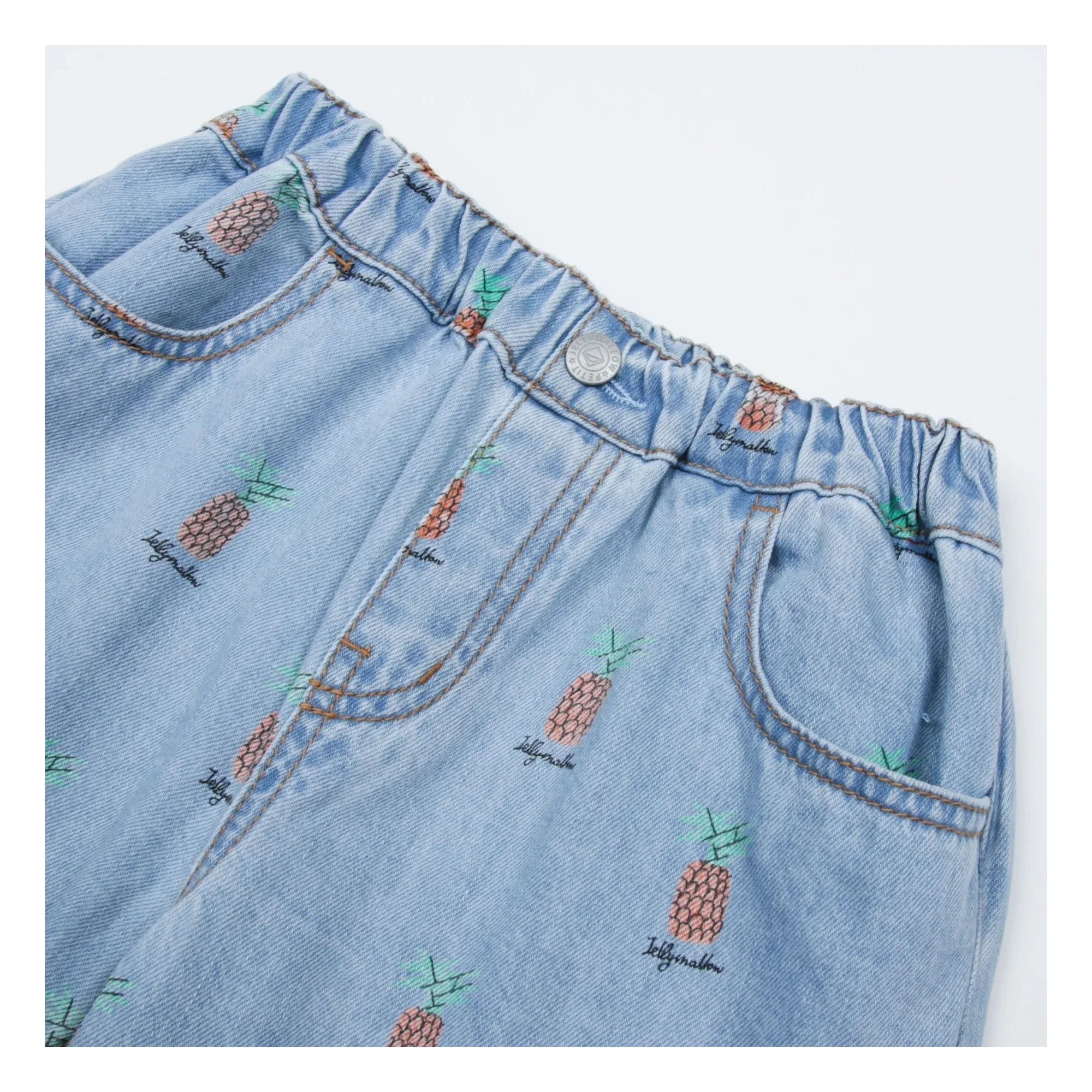 Jelly Mallow - Jean Düz Ananas | Mavi
