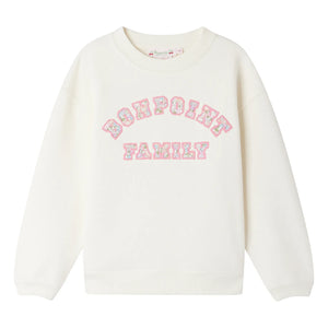 Bonpoint - Bonpoint Family Fleurette Pullover | Ecru
