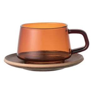 Kinto - Sepia Tiki Mug and Plate | Amber