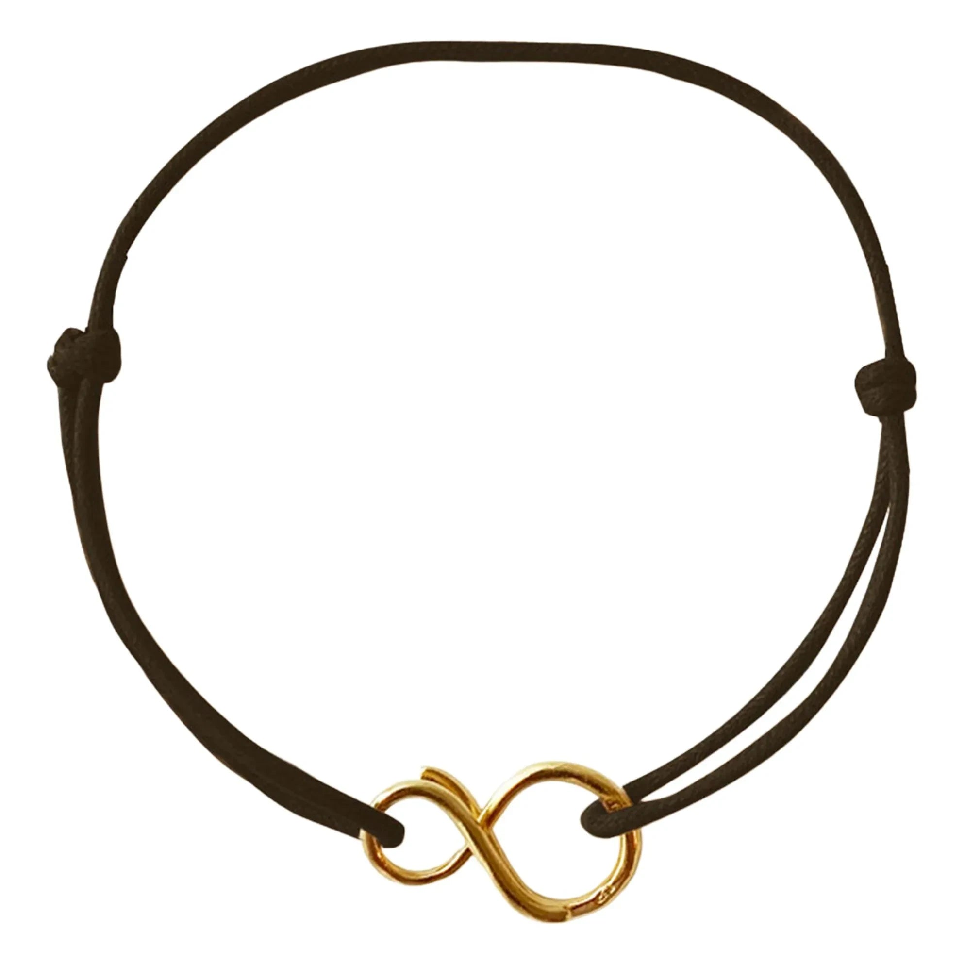 LAH - Mini-Infinity Kordelarmband | Schokolade