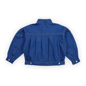 the new society - Tulip Denim Jacket | Dark Blue