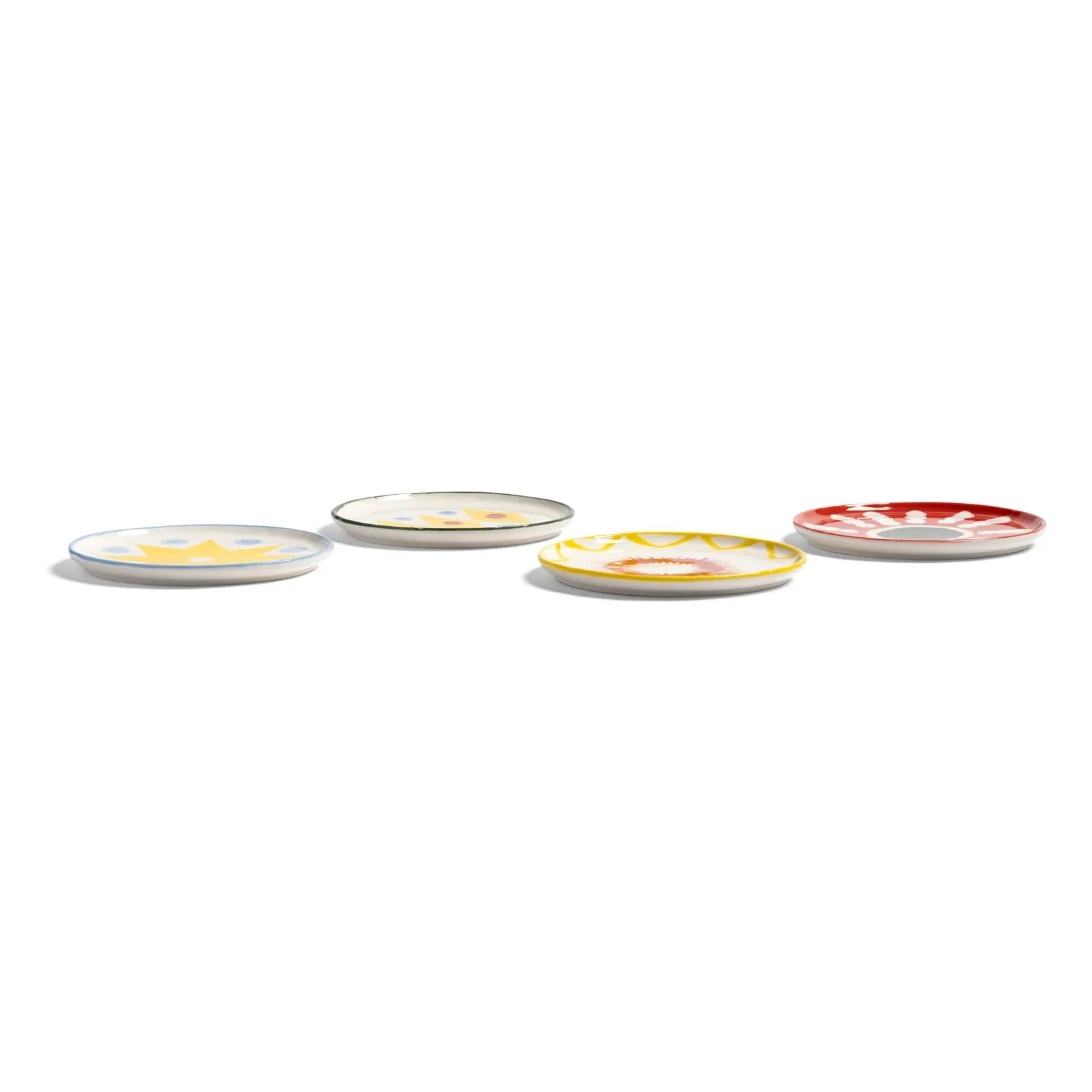 &Klevering - Festivo Porcelain Plates - Set of 4